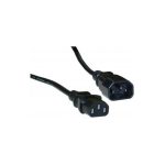 Удължителен захранващ кабел Estillo, 3 pin, Черен