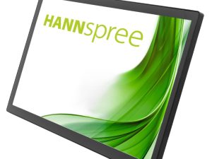 Тъч монитор HANNSPREE HT221PPB, TFT, 21.5 inch, Wide, Full HD, D-Sub, USB-C, HDMI, DP, 10 Point Touch, Черен