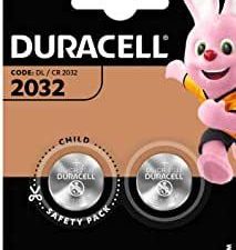 Бутонна батерия литиева GP CR2032 3V  2 бр. в блистер DURACELL