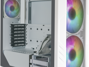 Кутия Cooler Master HAF 500 - Бяла