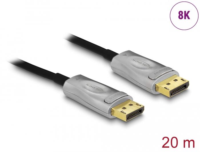 Оптичен кабел Delock, Активен, DisplayPort 1.4, 8K, 20 m - Image 2