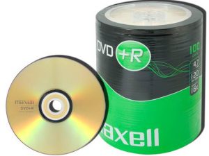 DVD+R MAXELL, 4,7 GB, 16x, 100 бр.