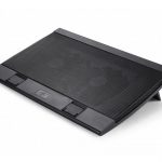 Охладител за лаптоп DeepCool WIND PAL FS, 17", 2x140 mm, 1200 RPM, Черен