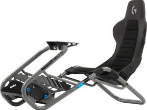 Геймърски стол Playseat Trophy Logitech G Edition, Сив