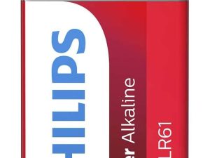Алкална батерия PHILIPS Power, 6LR61P1B / 10, 6LR61, 9V, 1 брой/блистер