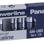 Алкални батерии индустриални LR03 AAA 1,5V 10PK INDUSTRIAL Powerline  PANASONIC