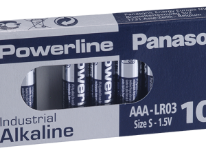 Алкални батерии индустриални LR03 AAA 1,5V 10PK INDUSTRIAL Powerline  PANASONIC