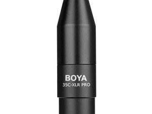 Конвертор BOYA 3.5mm TRS към XLR, 12-48V Phantom Power 35C-XLR Pro