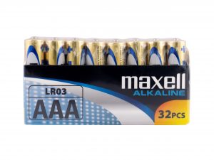 Алкални батерии MAXELL LR03 1,5V AAA 32 бр. pack