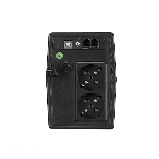 UPS FSP Group IFP800, 800VA, 480W, Line Interactive, LCD, 2x RJ11/RJ45 - Image 2