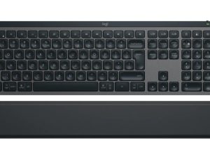 Kлавиатура Logitech MX Keys S, Bluetooth, Illuminated, Подложка за китка, Черна