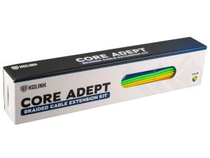 Комплект оплетени кабели Kolink Core, Rainbow