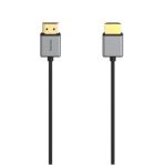 Кабел Hama, HDMI мъжко - HDMI мъжко, 8K, Алуминий, 1.5 м