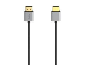Кабел Hama, HDMI мъжко - HDMI мъжко, 8K, Алуминий, 1.5 м