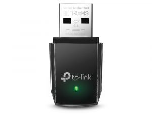 Безжичен адаптер TP-LINK Archer T3U, AC 1300 MU-MIMO, Dual band, USB 3.0, вградена антена