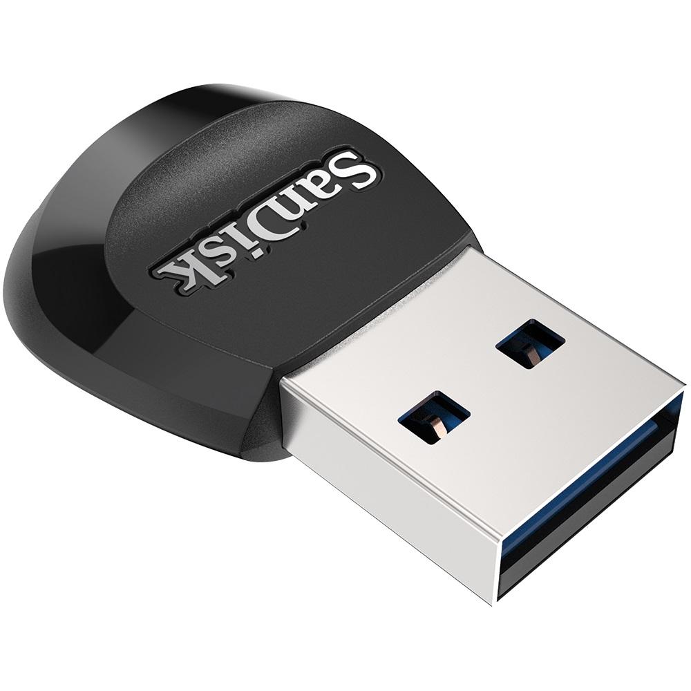Четец за карти SanDisk MobileMate USB 3.0, UHS-I, Micro SDHC, Micro SDXC, SDDR-B531-GN6NN