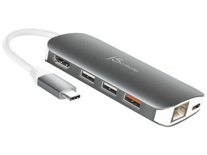 Докинг станция j5create Multi-Port JCD383, USB, HDMI, Ethernet, SD, microSD