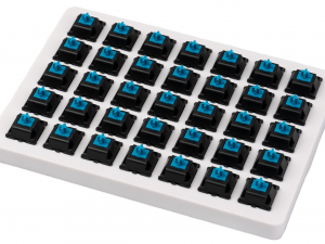 Суичове за механична клавиатура Keychron Cherry MX, Blue, Switch Set 35 броя