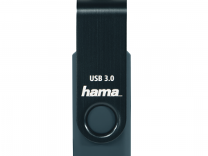 USB памет HAMA Rotate, 256GB,USB 3.0  90 MB/s, Петролно синьо