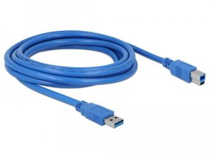 Кабел Delock USB-A - USB-B, 3m