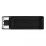 USB памет KINGSTON DataTraveler 70, 128GB,USB-C 3.2 Gen 1, Черна