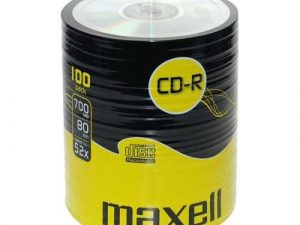 CD-R80 MAXELL, 700MB, 52x, 100 бр