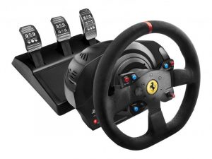 Волан THRUSTMASTER, T300 Ferrari Alcantara Edition, за PC / PS3 / PS4
