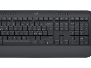 Kомплект безжични клавиатура с мишка Logitech MK650, Черен