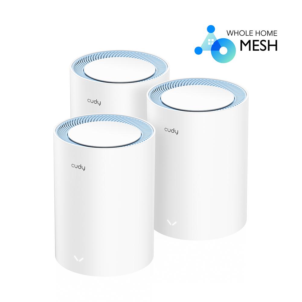 Безжична MESH система Cudy M1200 3, AC1200 Dual Band, 2.4/5 GHz, 300 - 867 Mbps, 3 броя - Image 2