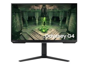 Монитор SAMSUNG 25BG400 25" Odyssey G4, 1920x1080, IPS 240Hz, 1 ms, 400cd/m2, 1000:1, DP, 2xHDMI, Черен