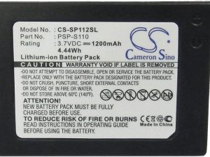 Батерия Cameron Sino, За плейстейшън Sony PSP-S110 PSP-2000, PSP-3000 CS-SP112SL, LiIon 3.7V, 1200mAh