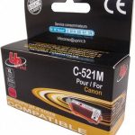 Мастилница UPRINT CLI521  CANON, С чип, Magenta