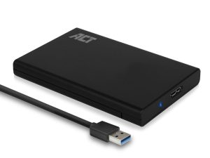 Чекмедже за твърд диск ACT AC1215, 2.5", USB 3.0, Черен