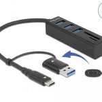 USB Хъб, 3 порта, DELOCK-63859
