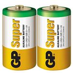Алкална батерия GP SUPER LR20, 2 бр. в опаковка / shrink, 1.5V GP-BA-13A21-S2