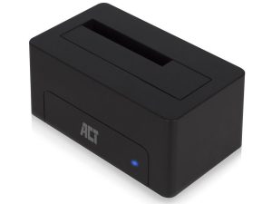 Докинг станция ACT AC1500, USB 3.1 Gen1, За 3.5"/2.5" SATA HDD/SSD