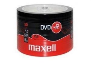 Дискове DVD-R MAXELL, 4,7 GB, 16x, 50 бр.
