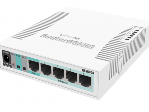 Суич MikroTik RB260GS CSS106-5G-1SR2, 10/100/1000Mbit, 128 KB, PoE, SwOS