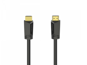 Кабел HAMA High-Speed, HDMI мъжко - HDMI мъжко, 4K, 18GB/s, Ethernet, 7.5 м, Позл. конектори, Черен