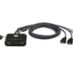 Превключвател KVM ATEN CS22HF, Дву портов USB HDMI