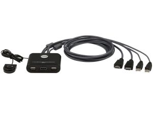 Превключвател KVM ATEN CS22HF, Дву портов USB HDMI