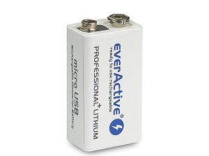 Акумулаторна Батерия R22 9V LiIon 500mAh/550 precharged +Usb-C  1бр. в опаковка EVERACTIVE