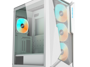 Кутия Gigabyte C301 WHITE V2, TG, Mid-Tower