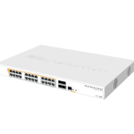 Суич Mikrotik CRS328-24P-4S-RM, 24xGigabit LAN, L2/L3, 4xSFP+ cages