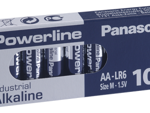 Алкални батерии индустриални LR6 AA 1,5V 10PK INDUSTRIAL Powerline  PANASONIC
