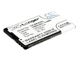 Батерия за мобилен телефон NOKIA 301, 3120 Classic, 5530 XpressMusi BL-4U LIIon   3,7V 1200mAh  Cameron Sino
