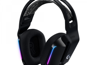 Геймърски слушалки Logitech G733 Lightspeed Wireless RGB, Микрофон, Черни