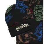 Комплект шал и шапка DIFUZED Harry Potter, Черен