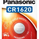 Бутонна батерия PANASONIC CR-1620, 3V, Литиева
