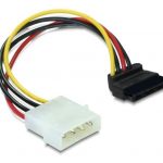 Кабел DeLock Power SATA HDD към 4 pin, на 90°, 15 cm